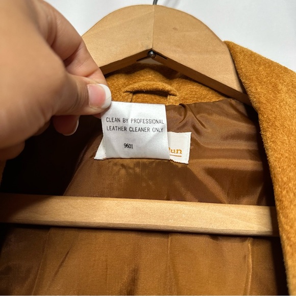 Vintage 90s Hunters Run 100% suede leather jacket size XXL - Picture 12 of 14